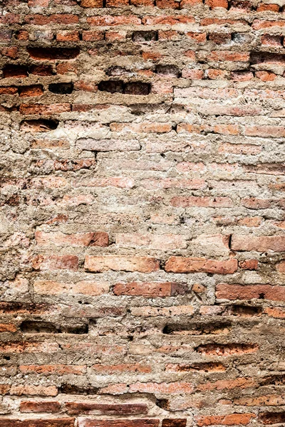 Alte orangefarbene Ziegelmauer — Stockfoto