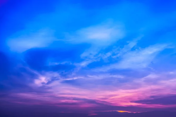 Céu em tempo crepúsculo — Fotografia de Stock