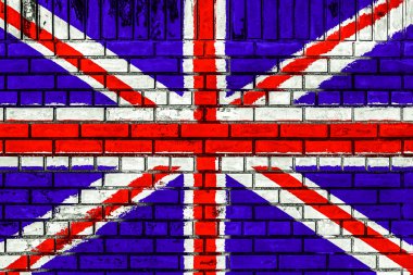 tuğla duvar İngiltere bayrağı