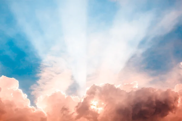Světelný paprsek nebe — Stock fotografie