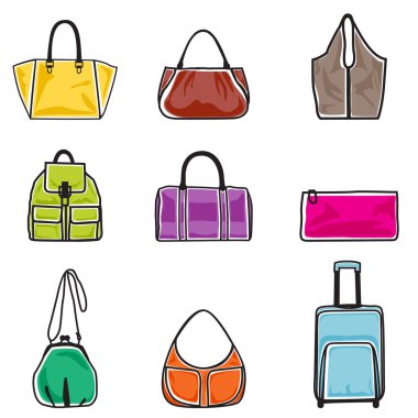 çanta Icon set