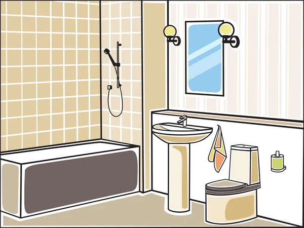 Ванна кімната — стоковий вектор