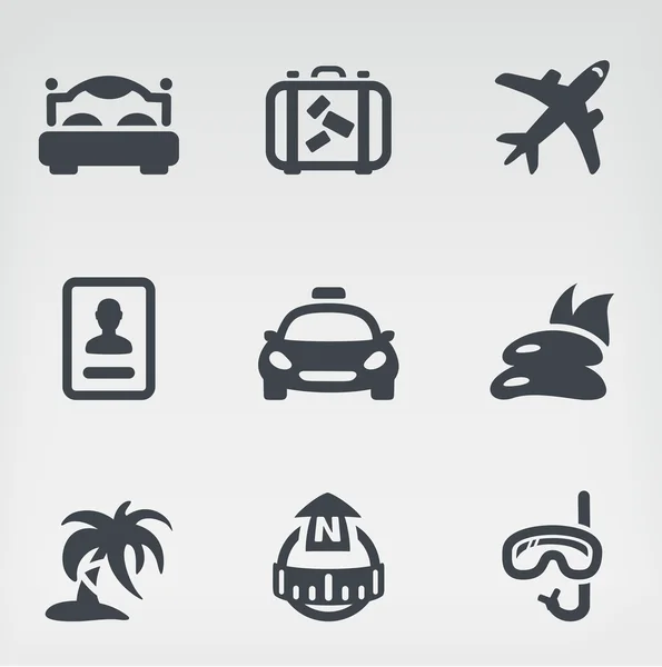 Travel icon set — Stock Vector