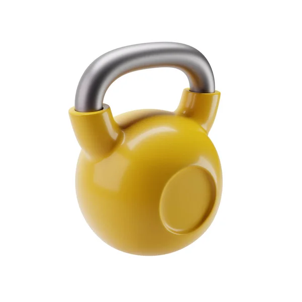 Kettlebell Handle Rendered Illustration Equipment Bodybuilding Workout Sports Workout Tools — Stock Photo, Image