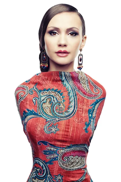 yalıtılmış bir kadın portresi