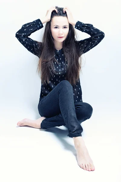 Portrait of a woman resting — Stock Photo, Image