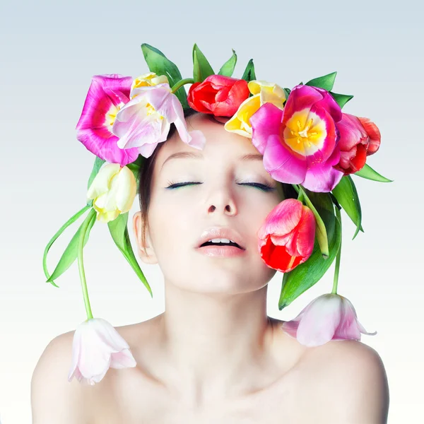 Hollanda çiçek portresi.