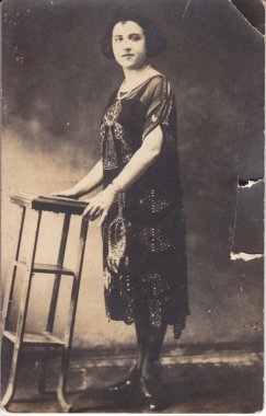oude foto op grunge textuur