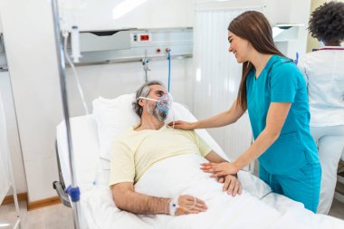 Woman doctor service help support discussing and consulting talk to senior patient and holding hands at meeting health medical care express trust concept in hospital. healthcare and medicine