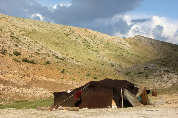 游牧人的帐篷 — 图库照片