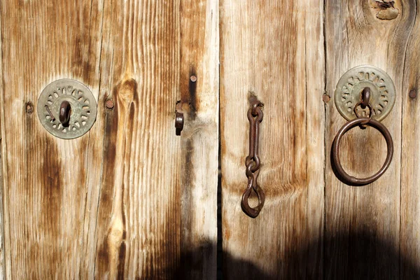 Porta de madeira — Fotografia de Stock