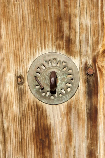 Porta de madeira — Fotografia de Stock