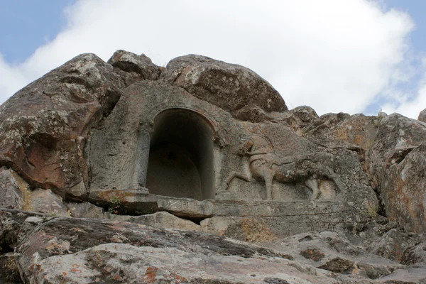 Rock tombs, Beyşehir — Stock Photo, Image