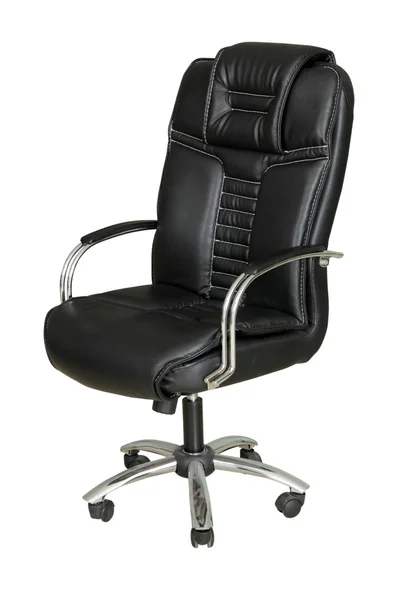 Negro, silla de oficina — Foto de Stock