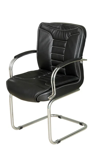 Černé, kancelářská židle — Stock fotografie