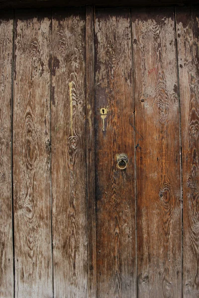 Porta di legno — Foto Stock