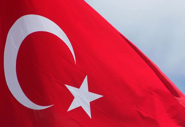 Türkische Flagge — Stockfoto