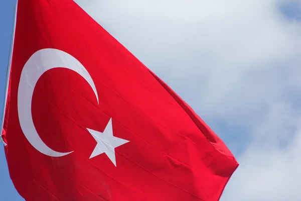 Bandiera turca — Foto Stock