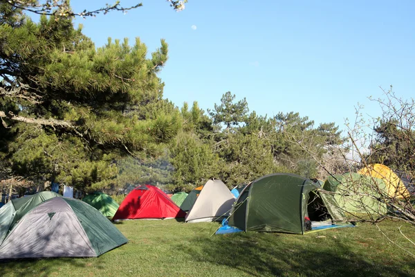 Campismo — Fotografia de Stock