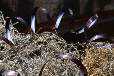 Soyut metalik maden talaşı arka arka plan