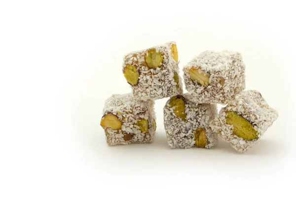 Delicious Turkish Delight Pistachio — Stock Photo, Image