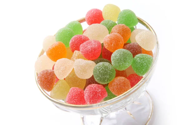 Colorful Jelly Candies Turkish Delight — Stock Photo, Image