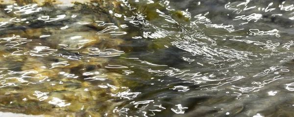 Close Motion Blurred Mountain Stream — Stock Photo, Image
