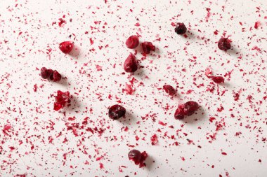 Kurumuş donmuş böğürtlen meyvesi