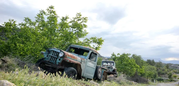 Vieja Camioneta Abandonada Prado — Foto de Stock