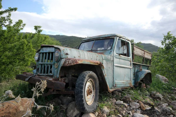 Vieja Camioneta Abandonada Prado — Foto de Stock