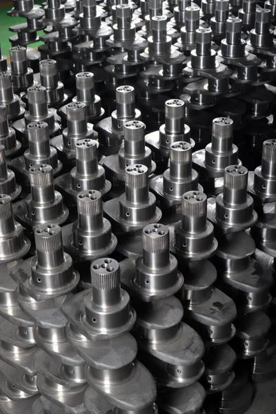 Mesin Baru Crankshaft Spare Bagian — Stok Foto