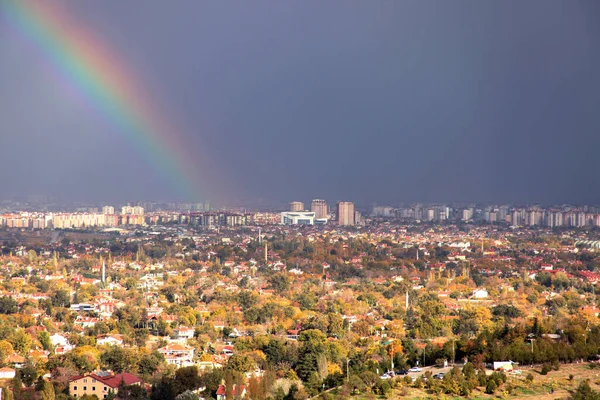 Rainbow City Konya Turkey — Stock Photo, Image