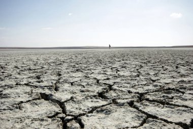 Ankara, Konya ve Aksaray arasında yer alan Salt Lake. Küresel ısınma ve kuraklık.