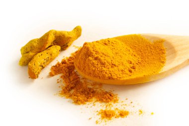 Zerdeçal ve toz. Tamamlayıcı tıp 