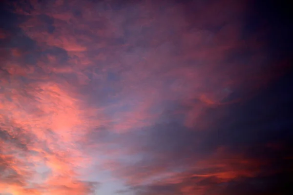 Coucher Soleil Coloré Crépuscule Ciel Soir — Photo