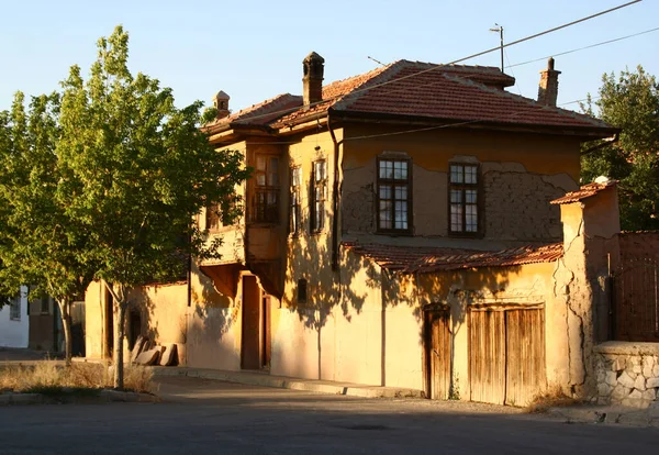 Antiguas Casas Adobe Ciudad Konya Turquía —  Fotos de Stock