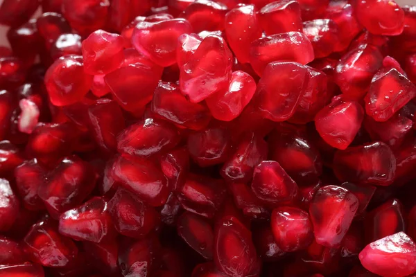 Pomegranate Seeds Close Macro Background — 스톡 사진