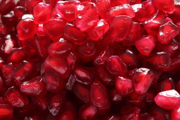 Pomegranate Seeds Close Macro Background — 스톡 사진