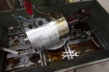 Lathe machine metalworking. Metal industry.