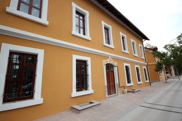 German Architecture Station Houses Konya Turkey — Zdjęcie stockowe