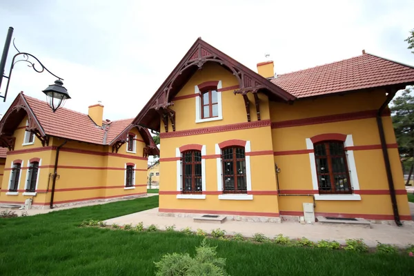 German Architecture Station Houses Konya Turkey — Φωτογραφία Αρχείου