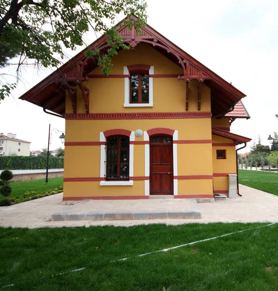 Casas Estación Arquitectura Alemana Konya Turquía —  Fotos de Stock