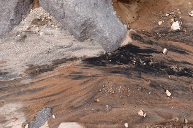 Kum yüzeyi arkaplan dokusu soyut