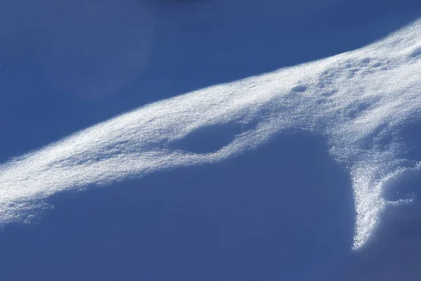 Schnee Bedeckt Feld Textur Hintergrund — Stockfoto