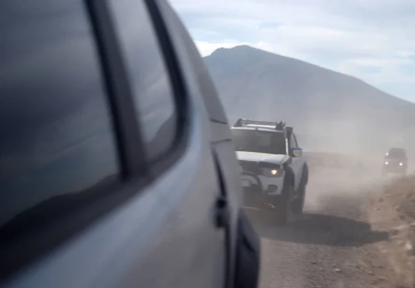 Offroad Auf Bergstraßen Abenteuer — Stockfoto