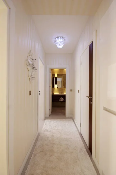 Folyosó Egy Modern Apartman — Stock Fotó