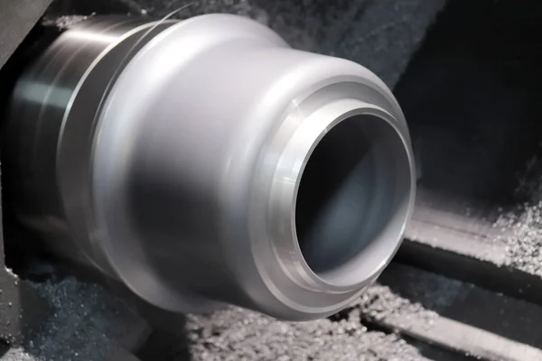 Metalurgia Num Torno Torno Indústria Contexto Industrial — Fotografia de Stock