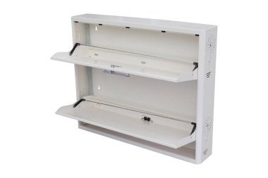 Kilitli metal ayakkabı dolabı