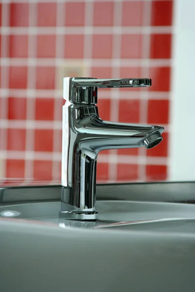 Modern Kitchen Faucet Sink — Stock Photo, Image