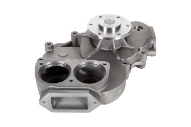 Beyaz arkaplanda araç parçası  